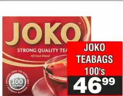 Advance Cash n Carry JOKO TEABAGS 100's offer