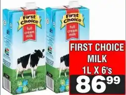 Advance Cash n Carry FIRST CHOICE MILK 1L X 6's offer