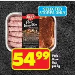 Shoprite Pork Braai Box offer