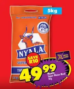 Shoprite NYALA SUPER MAIZE MEAL 5kg offer