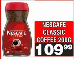 Advance Cash n Carry NESCAFE CLASSIC COFFEE 200G offer