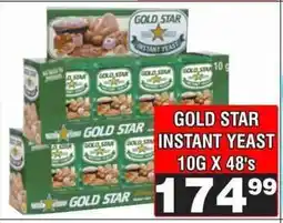 Advance Cash n Carry GOLD STAR INSTANT YEAST 10G X 48's offer