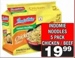 Advance Cash n Carry INDOMIE NOODLES 5 PACK CHICKEN / BEEF offer