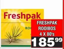 Advance Cash n Carry FRESHPAK ROOIBOS 4 X 80's offer