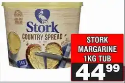 Advance Cash n Carry STORK MARGARINE 1KG TUB offer