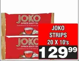 Advance Cash n Carry JOKO STRIPS 20 X 10's offer