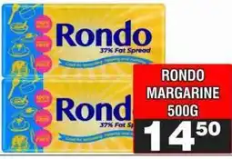 Advance Cash n Carry RONDO MARGARINE 500G offer