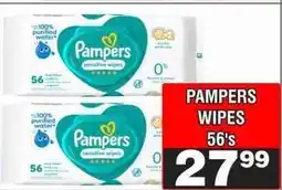 Advance Cash n Carry PAMPERS WIPES 56's offer