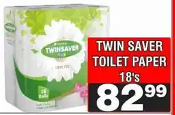 Advance Cash n Carry TWIN SAVER TOILET PAPER 18's offer
