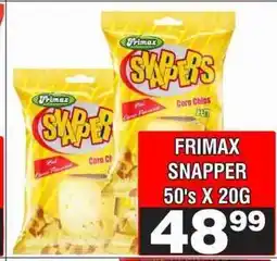 Advance Cash n Carry FRIMAX SNAPPER 50's X 20G offer