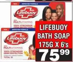 Advance Cash n Carry Lifebuoy Bath Soap 175g x 6's offer