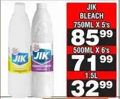 Advance Cash n Carry JIK BLEACH 1.5L offer