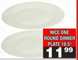 Advance Cash n Carry NICE ONE ROUND DINNER PLATE 10.5 offer