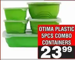 Advance Cash n Carry OTIMA PLASTIC 5PCS COMBO CONTAINERS offer