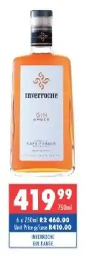 Ultra Liquors Inverbroche Gin Amber offer