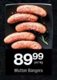 Checkers Mutton Bangers offer