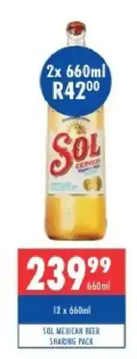 Ultra Liquors SOL Mexican Beer offer