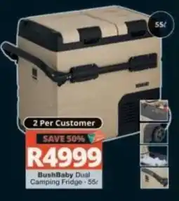 Checkers BushBaby Dual Camping Fridge offer
