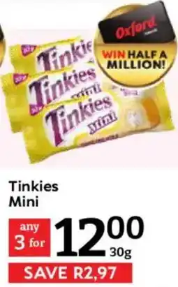 Oxford Freshmarket Tinkies Mini offer