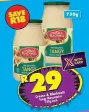 Shoprite Crosse & blackwell - tangy mayonnaise offer