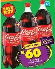 Shoprite Coca cola - original soft drink offer