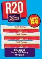 Shoprite Ritebrand - frozen puff pastry offer