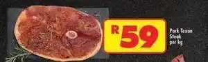 Shoprite Texan - pork steak offer