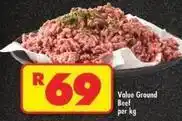 Value ground beef