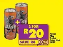 Shoprite Power play - energy drink offer
