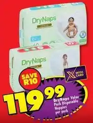 Shoprite Value pack disposable nappies offer