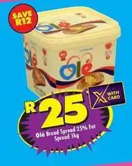 Shoprite Bread spread 25% fat spread offer