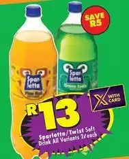 Shoprite Sparletta - /twist soft drink offer