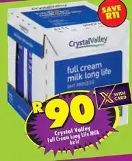 Shoprite Crystal valley - full cream milk long life offer