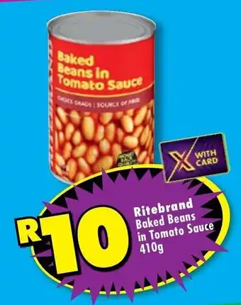 Ritebrand Baked Beans in Tomato Sauce