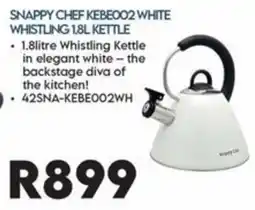 Sounds Great Snappy Chef Whistling Kettle offer