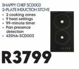 Sounds Great SNAPPY CHEF SCD003 2-PLATE INDUCTION STOVE offer