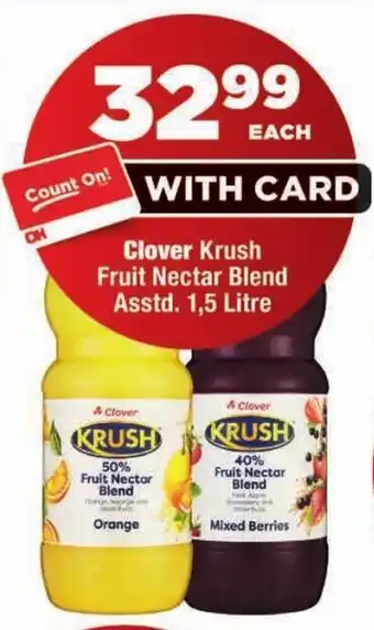 Clover Krush Fruit Nectar Blend