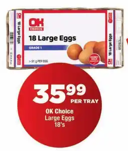 OK MiniMark OK Choice Large Eggs offer