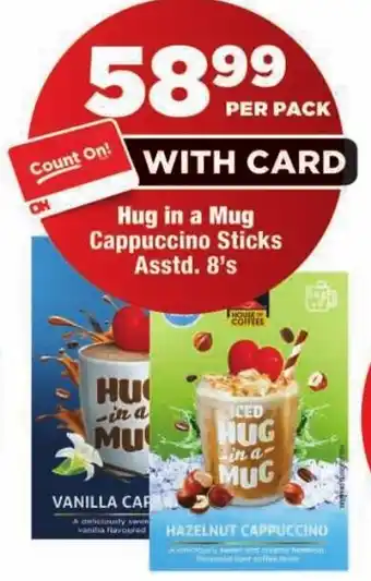 Hug in a Mug Cappuccino Sticks