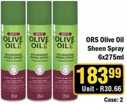 J&E Cash and Carry ORS Olive Oil Sheen Spray offer