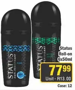 J&E Cash and Carry Status Roll-on offer