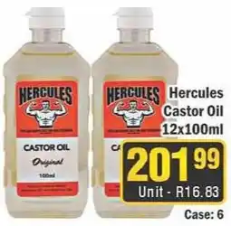 J&E Cash and Carry Hercules Castor Oil offer