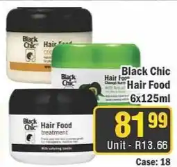 J&E Cash and Carry Black Chic Hair Food offer