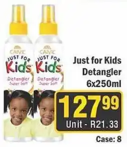J&E Cash and Carry Cavie Just for Kids Detangler offer