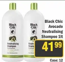 J&E Cash and Carry Black Chic Avocado Neutralising Shampoo offer