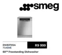 Sounds Great Smeg 60cm Freestanding Dishwasher offer