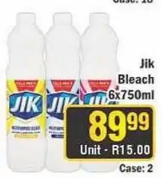 J&E Cash and Carry Jik Bleach offer
