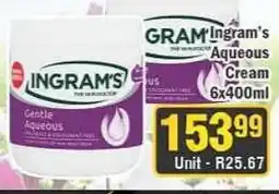 J&E Cash and Carry Ingram's Gentle Aqueous Cream offer