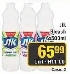 J&E Cash and Carry Jik Bleach offer