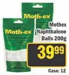 J&E Cash and Carry Moth-ex Naphthalene Balls offer